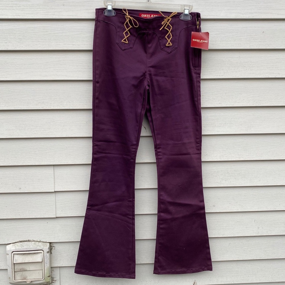 Guess Purple Flare Pants